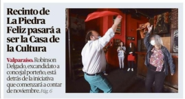 «La Piedra Feliz» pasará a ser desde noviembre la Casa de la Cultura (El Mercurio de Valparaíso)